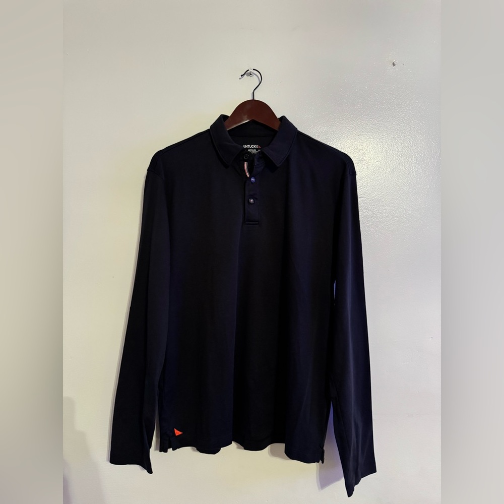 UNTUCKit Black Polo Shirt